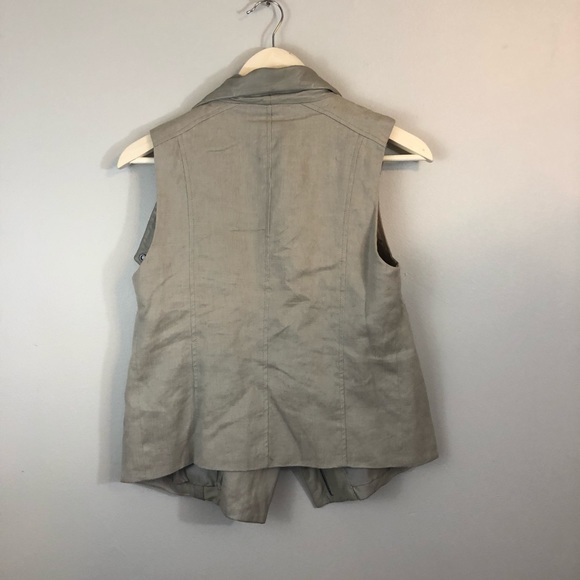 Vince Leather and Canvas Vest - Picture 7 of 7